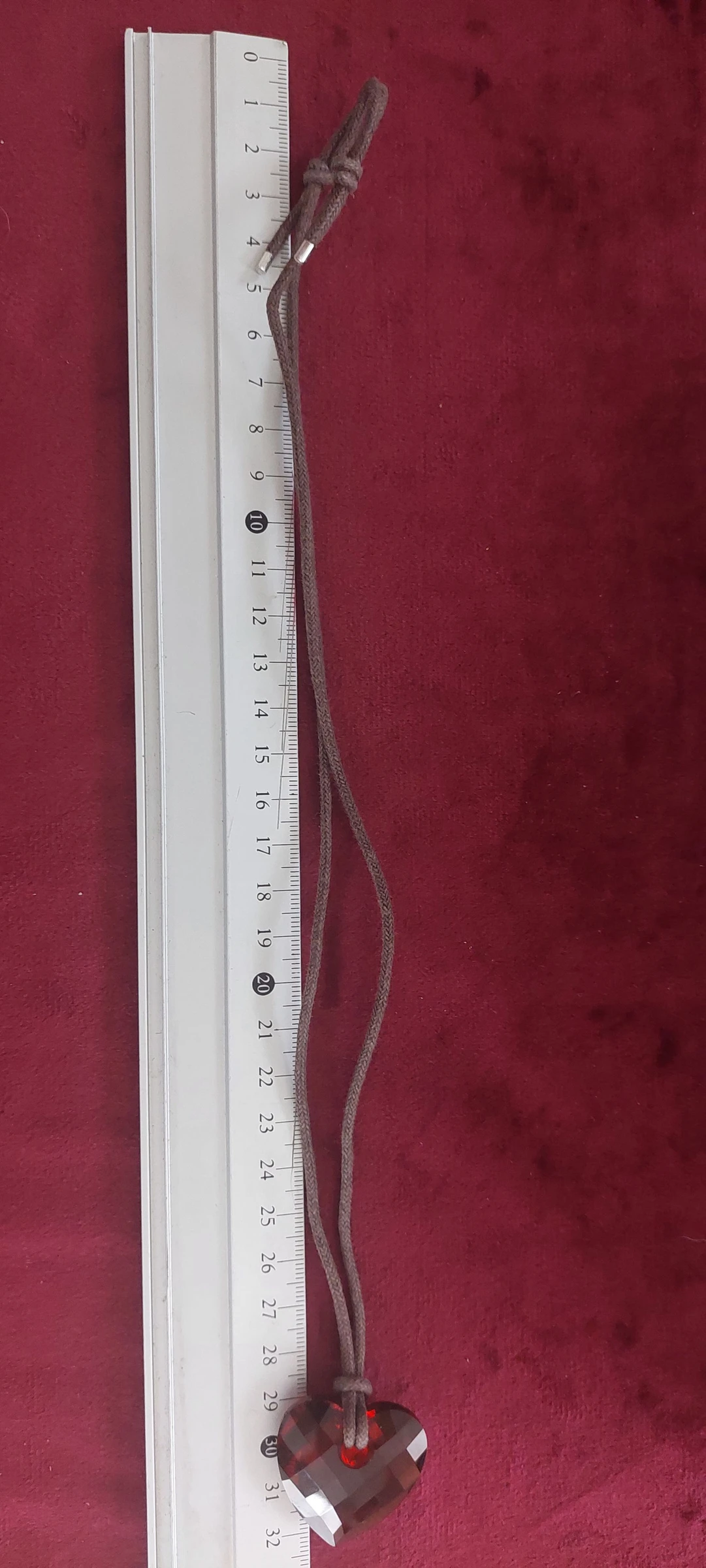 Authentieke SWAROVSKI hartvormige hanger met rode kristallen 💎❤️ – photo 8